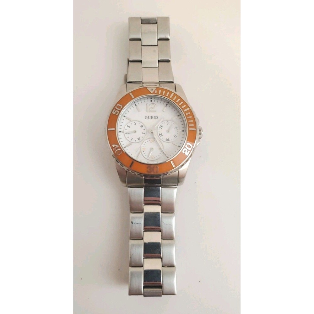 Guess Women's Watch U10598L3 Orange - Needs Battery - EUC